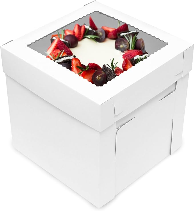 10"X10"X8" Corrugated Cake Box