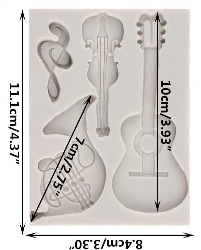 Music Note Instrument Mold