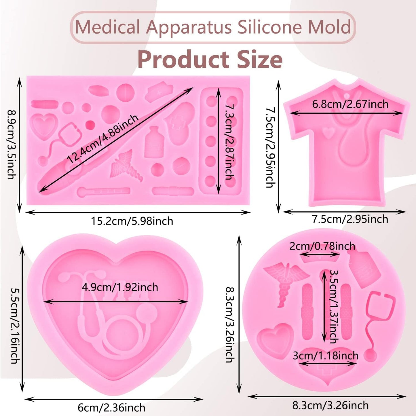 Medicine Doctor Nurse Silicone Mold