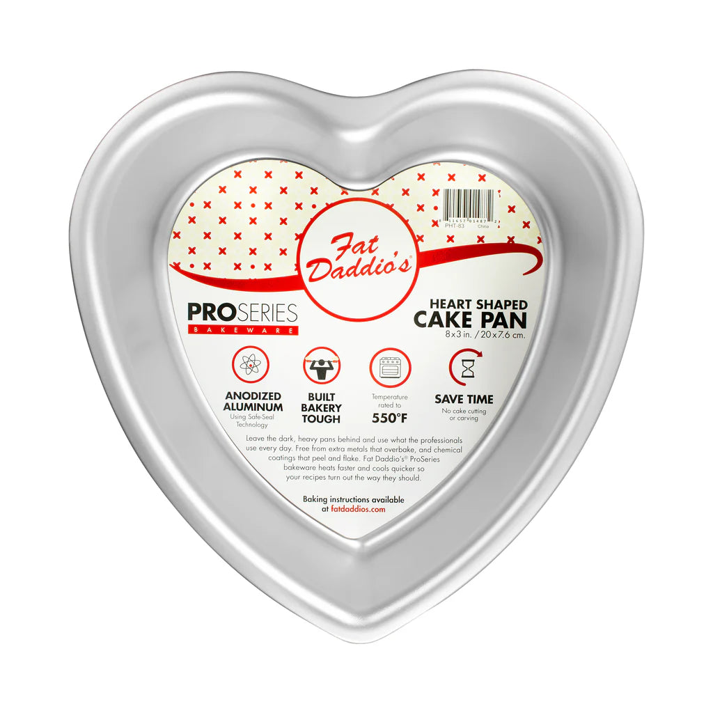 10"x3" Fat Daddio's Heart Cake Pan
