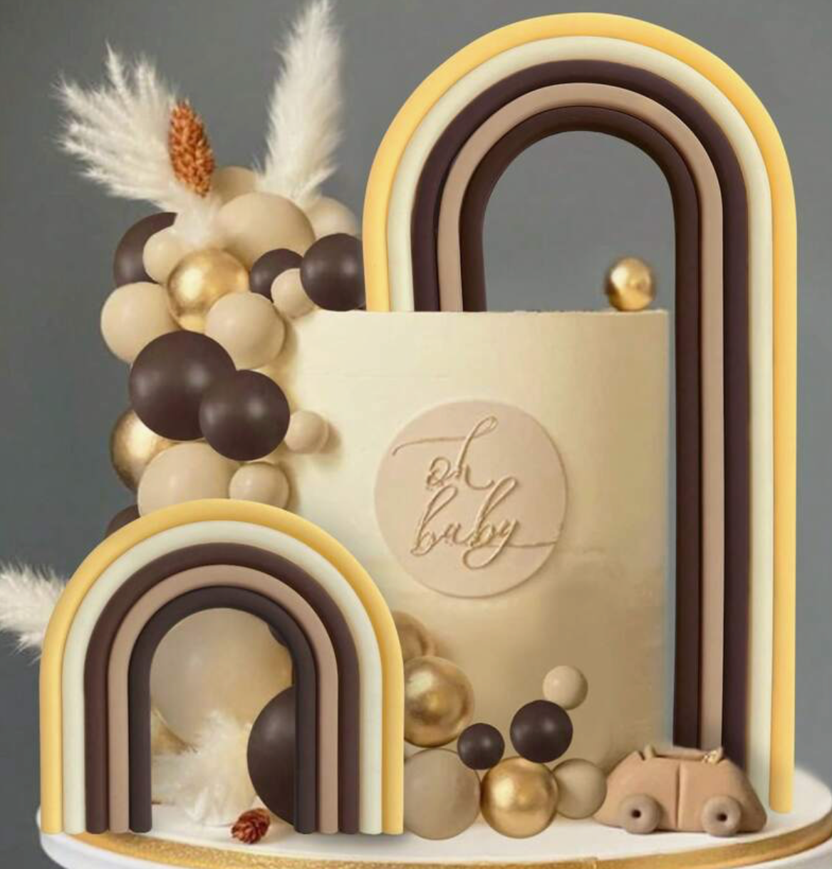 Rainbow Brown Set of 2