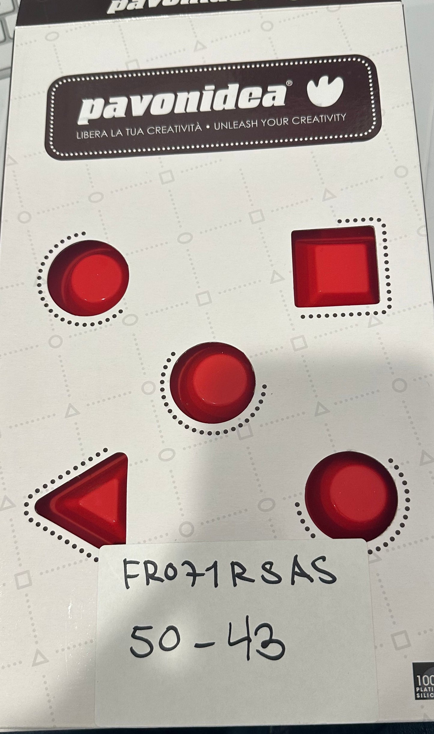 Pavonidea FR071RSAS Silicone Mold