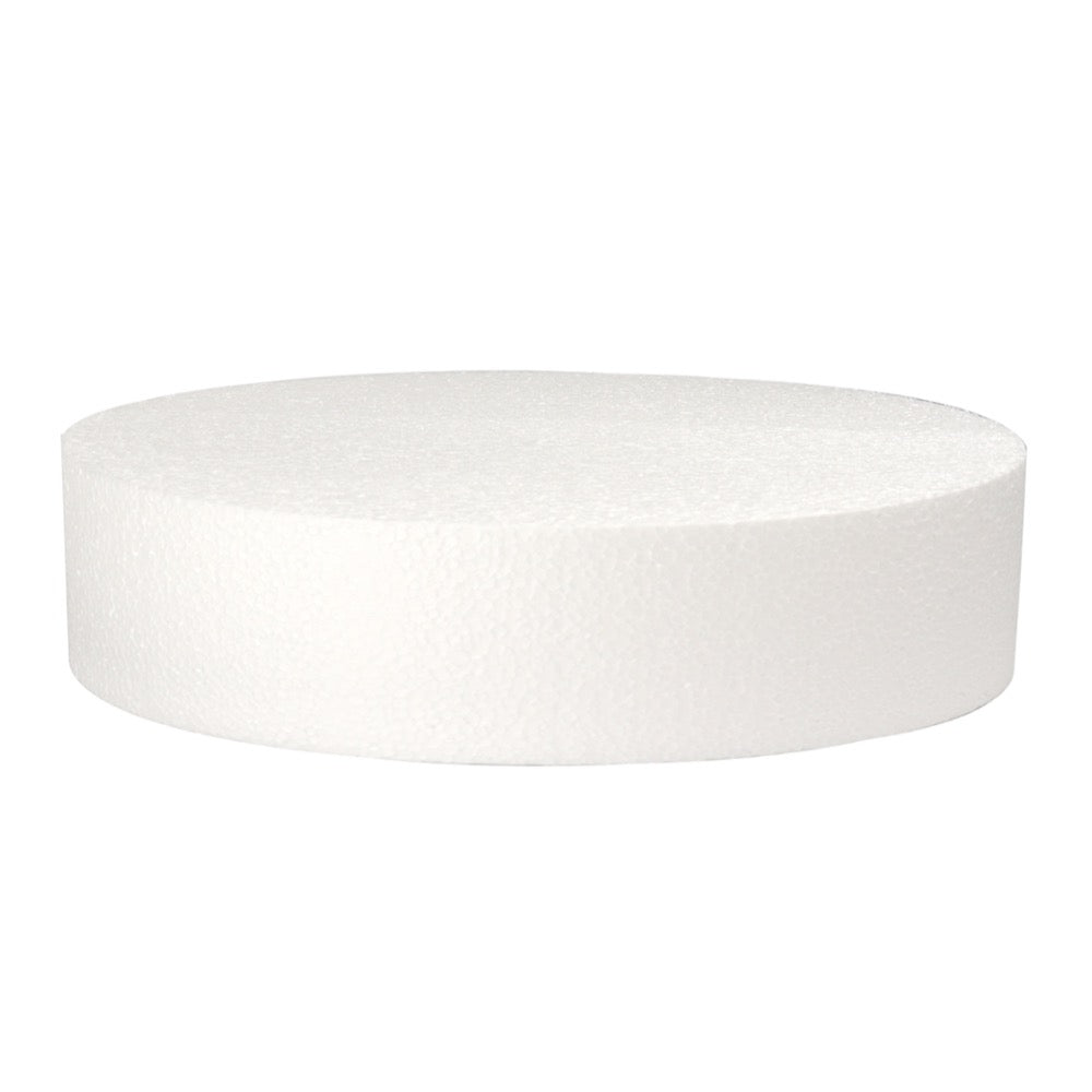 10" x 2" Foam Round Cake Dummy