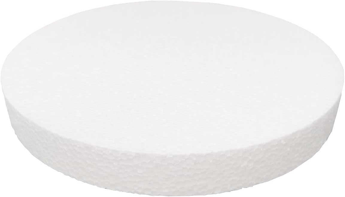 10" x 1" Foam Round Cake Dummy