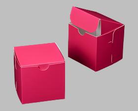 Pink Box 4"x4"x4"