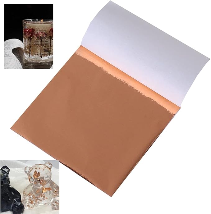 Rose Gold Leaf for Decoration 50Pcs