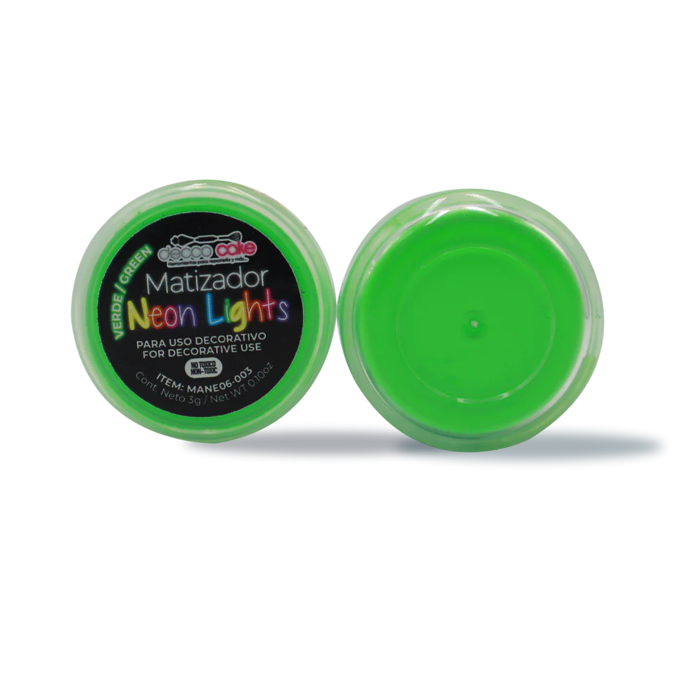 Neon Powder Blue Green