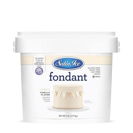 Satin Ice 5 lb. IvoryVanilla Fondant