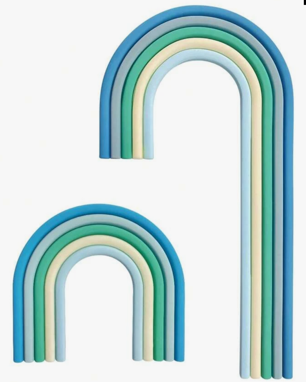 Rainbow Blue Set of 2