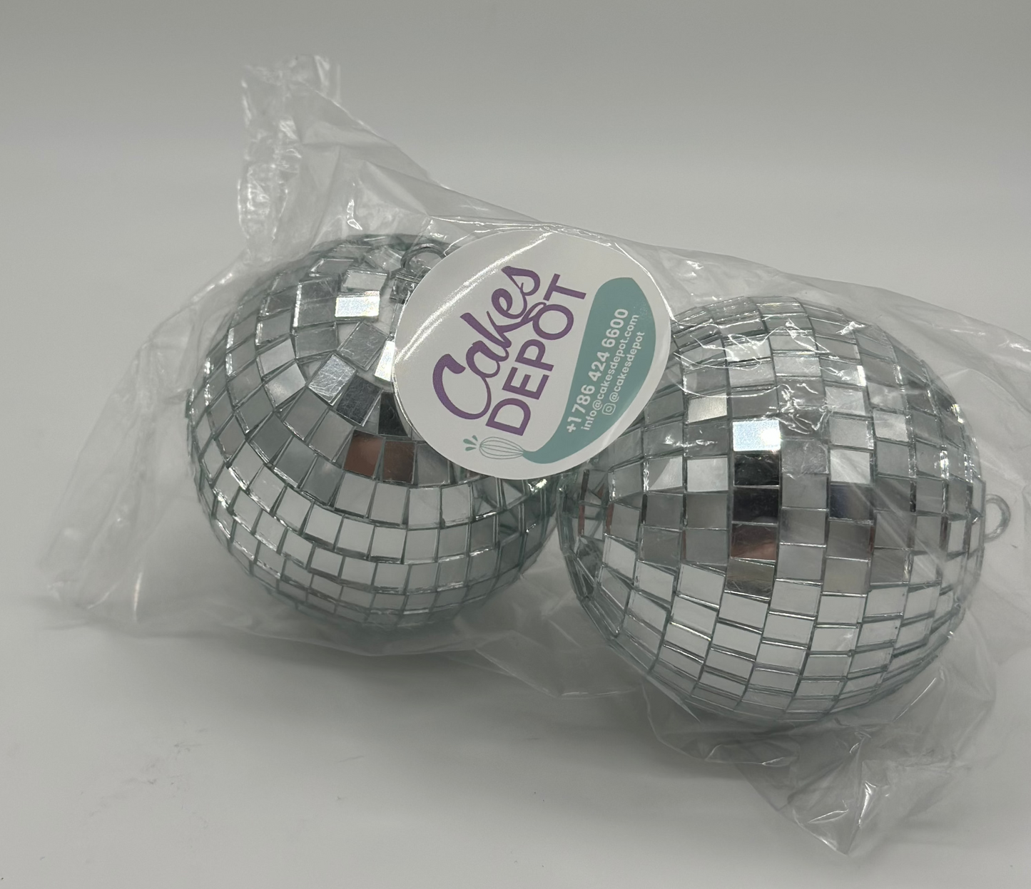 Disco Ball 3.1" Pack of 2