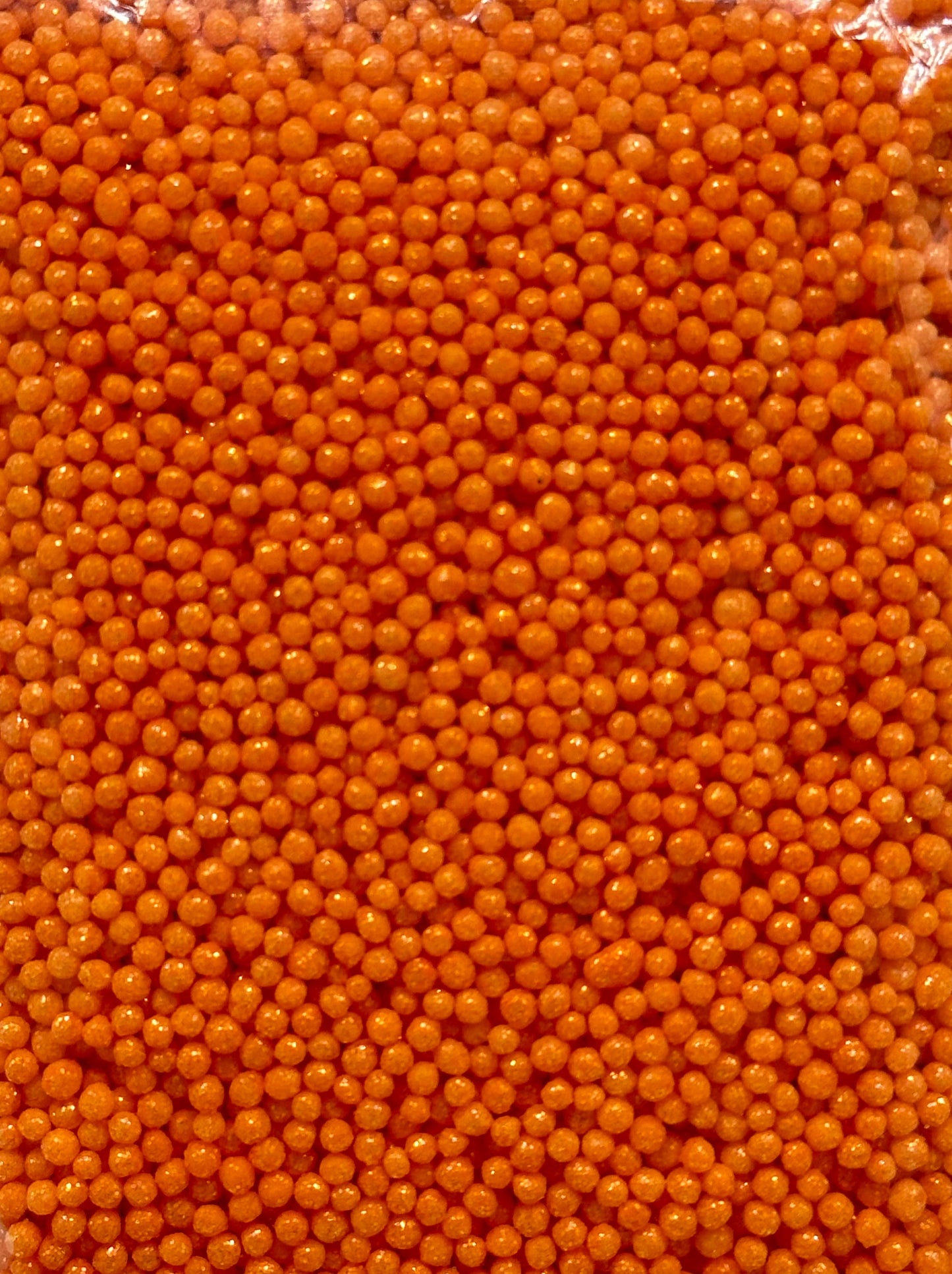 Orange Glitter Sprinkles Mini