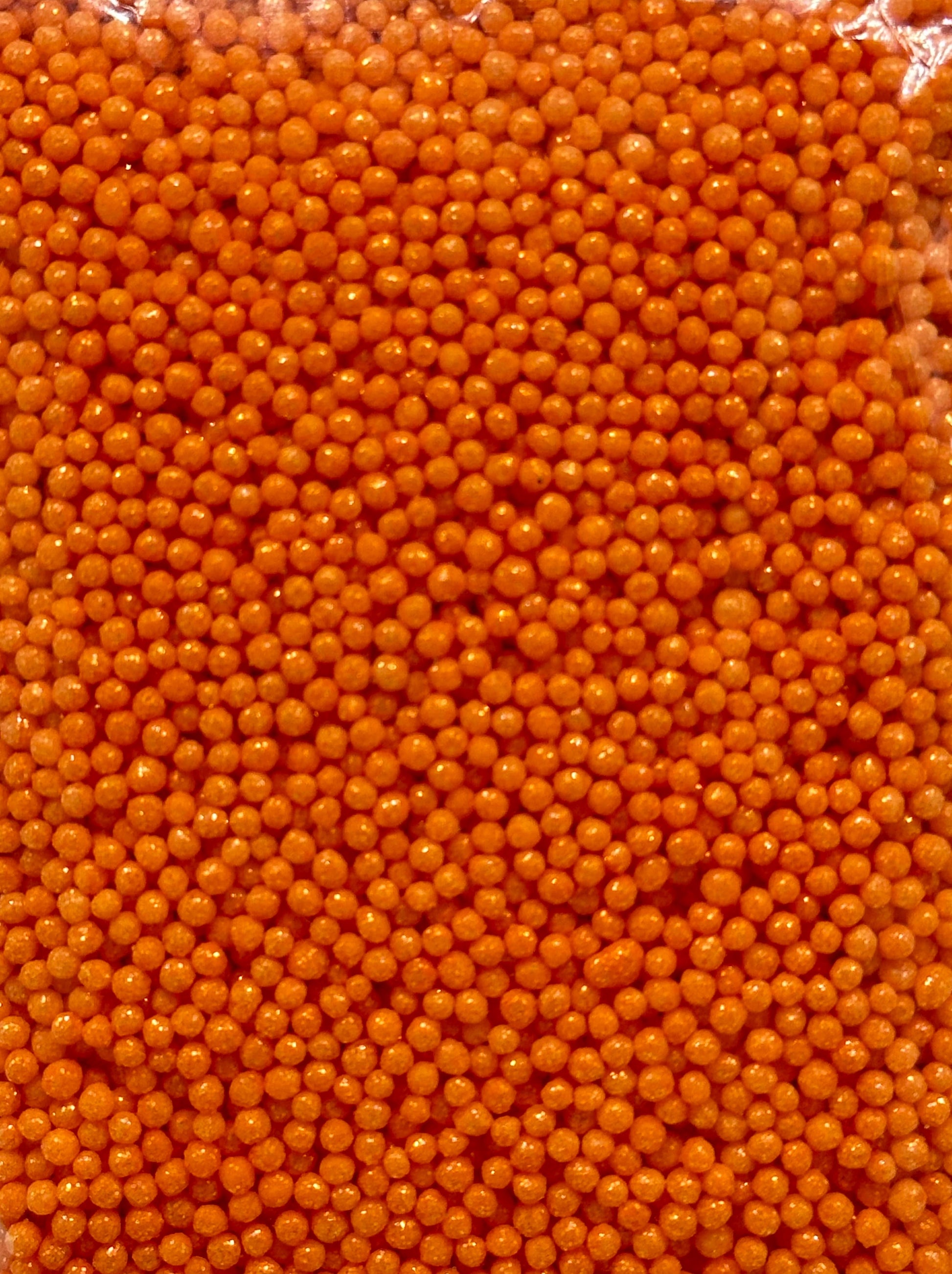 Orange Glitter Sprinkles Mini