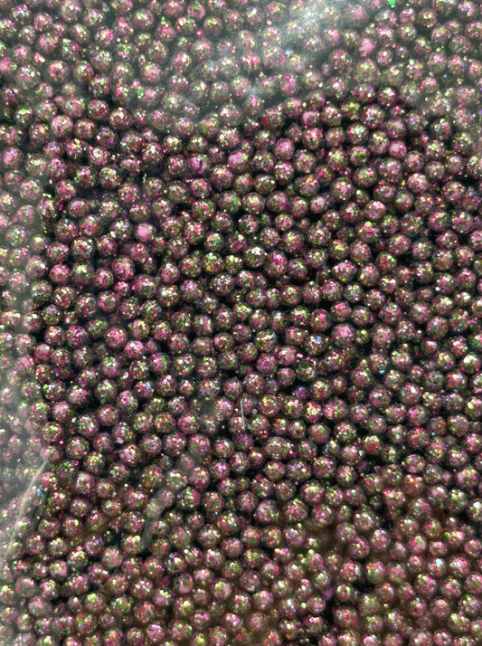 Purple Rainbow Glitter Sprinkles Mini