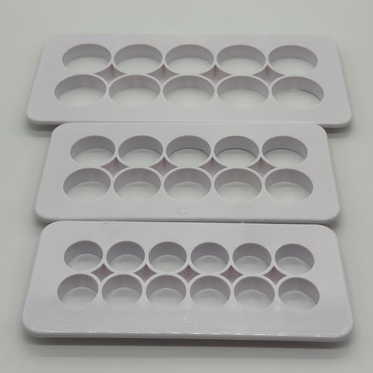 Set of 3 Circle Fondant Plastic Cutter