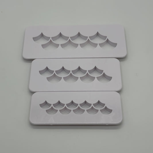 Set of 3 Mermaid Scales Fondant Plastic Cutter