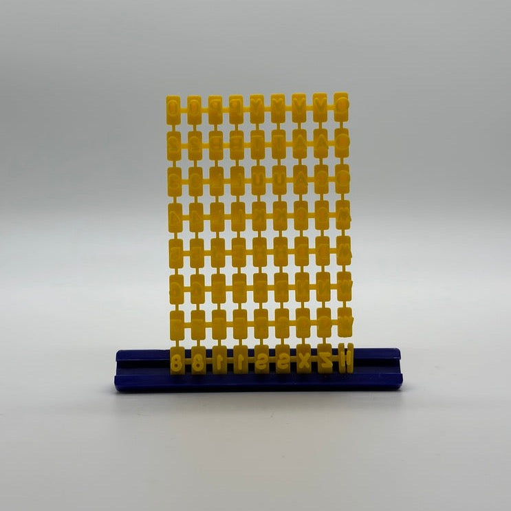 Silicone Stamps Alphabet and Numbers for Embossing
