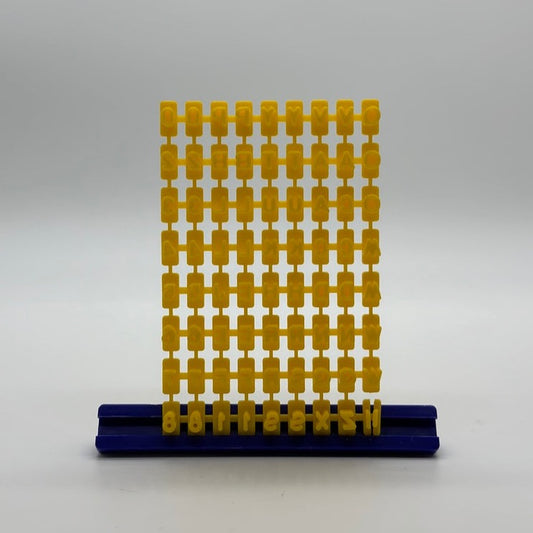 Silicone Stamps Alphabet and Numbers for Embossing