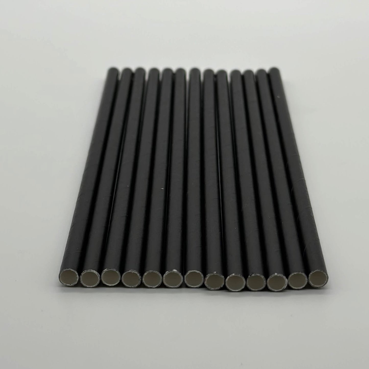 Paper Straw Black Set of 13