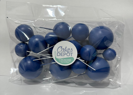 Decoration Color Balls Large Royal Blue