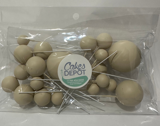 Decoration Color Balls Small Ivory