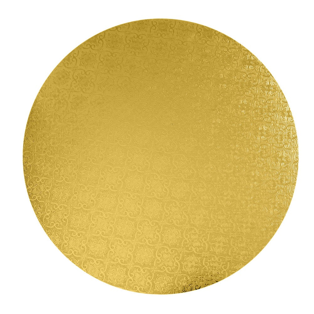 12" Cake Drum Gold