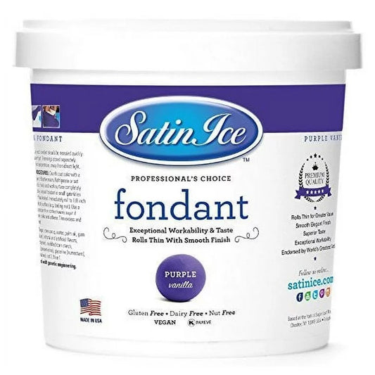 Satin Ice 2 lb. Purple Vanilla Fondant