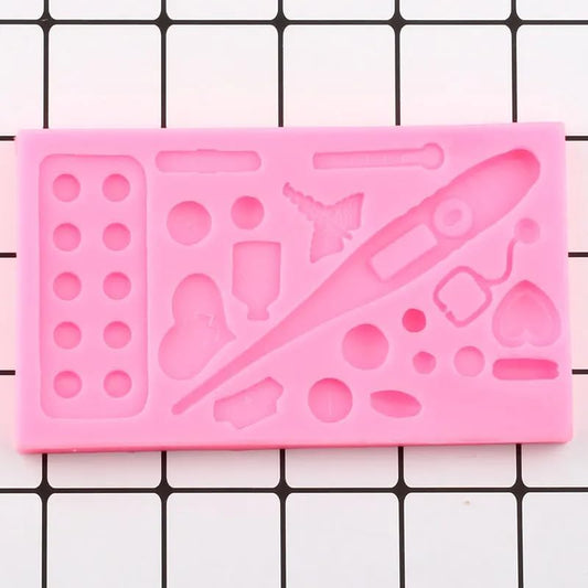 Medicine Doctor Nurse Silicone Mold