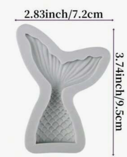 Mermaid Under The Sea Silicone Mold