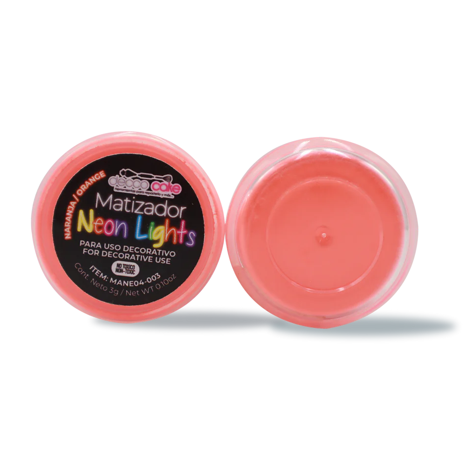 Neon Powder Blue Orange