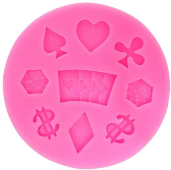 Poker Silicone Mold