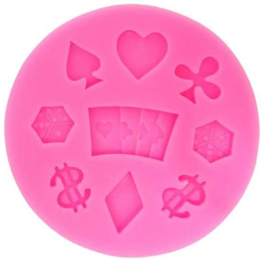 Poker Silicone Mold