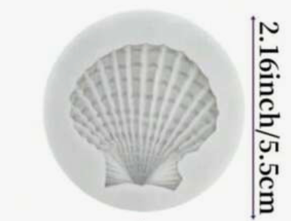 Seashell Under The Sea Silicone Mold