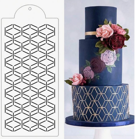 Stencil For Cake Decoration Mod 7