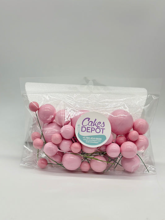 Decoration Color Balls Large Pink Different Shades