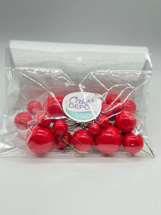Decoration Color Balls Large Red
