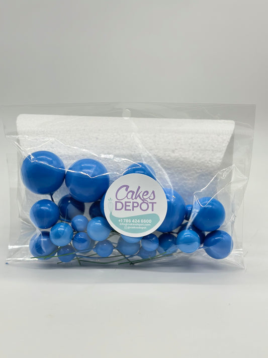 Decoration Color Balls Large Royal Blue