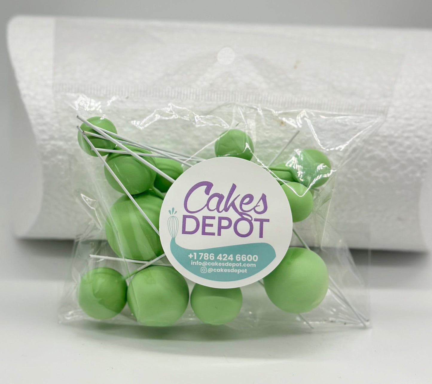 Decoration Color Balls Small Light Green