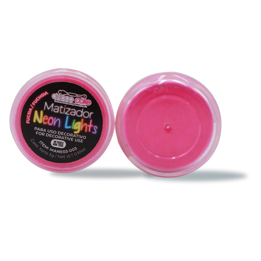 Neon Powder Blue Fucsia