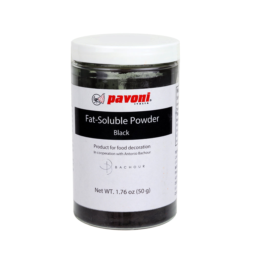 Pavoni Black Fat Soluble Powder Food Color 5gr