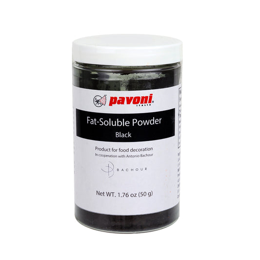 Pavoni Black Fat Soluble Powder Food Color 5gr