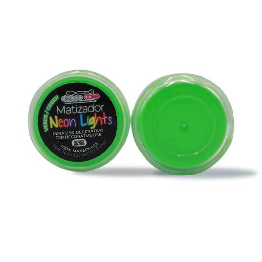 Neon Powder Blue Green